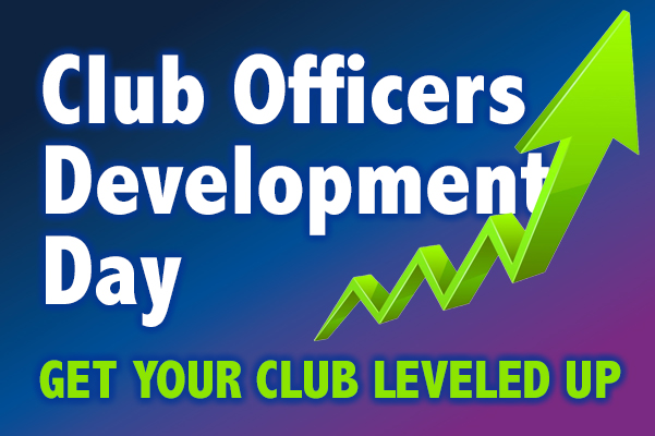 Club Officer Development Days Notice