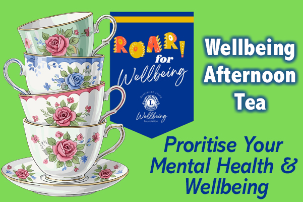 Mental Health & Wellbeing Afternoon Tea - Sunday 29th March 2026 - Lions Club of Calamvale
