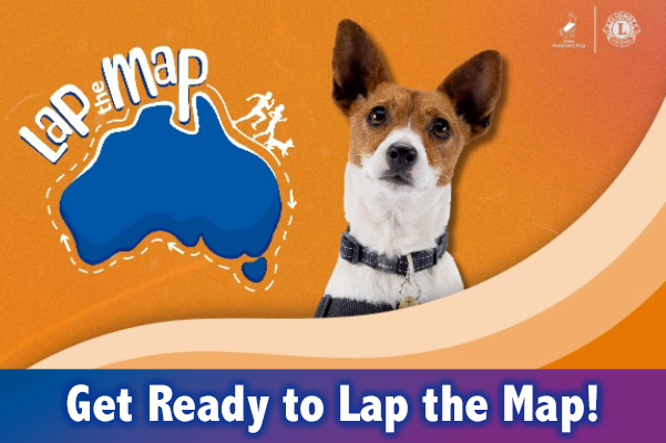 Lions Assistance Dogs - Lap the Map