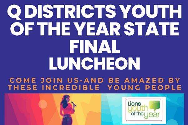 Lions Youth of the Year State Finals Luncheon